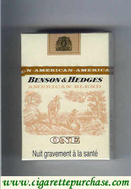 Benson and Hedges American Blend One cigarette France